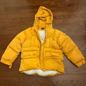 Yellow Puffer Coat / Jacket